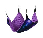Hamak dla gryzoni 30x30 cm cosmo + fiolet minky