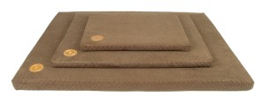 Materac DEMI 70cm x 60cm brązowy pikowany