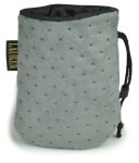 Tread bag 15cm x 13cm tufted gray
