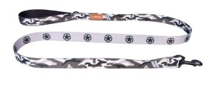 Smycz KRÓTKA 2cm x 150cm military