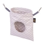 Feeder for rodents and rabbits hearts + gray minky