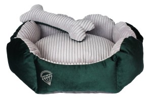 Bed Diana 55 x 50 cm green velvet