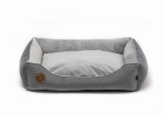 Sofa CEZAR 60cm x 50cm gray velvet
