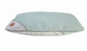 Cushion FRIDA mint + silver