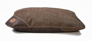 Cushion FRIDA brown + brown structure
