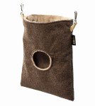 Feeder for rodents and rabbits brown structure + cappuccino minky 