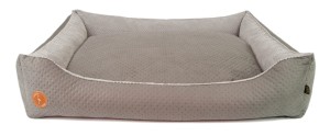 Sofa CEZAR tufted gray