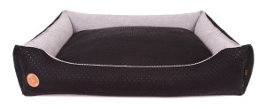 Sofa CEZAR tufted black