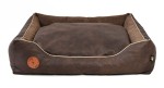 Sofa CEZAR brown + brown structure