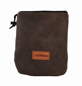 Saszetka treningowa 15cm x 13cm brązowa