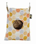 Feeder for rodents and rabbits honey + cappuccino minky