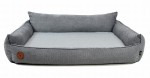 Sofa Rocky  Orthopedic black-gray