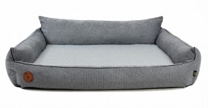 Sofa Rocky  Orthopedic black-gray