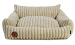 Sofa Fluffy beige stripes