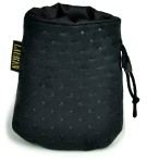 Tread bag 15cm x 13cm tufted black